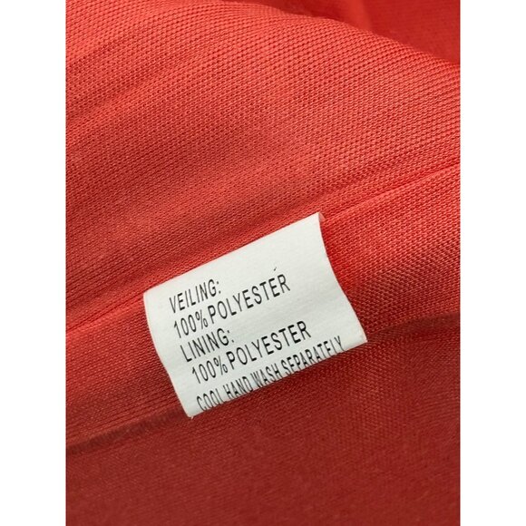 Ladakh Dress Medium Orange Cut Out Back BodyCon Romantic Fairy Grunge Coquette - Picture 5 of 14